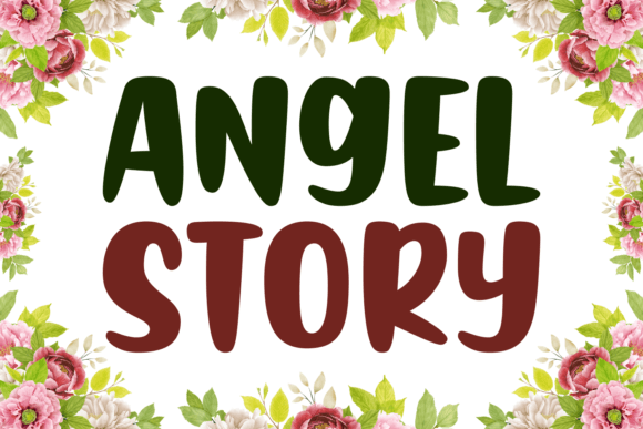 Angel Story: The Cute Chubby Display Font for Creative Makers