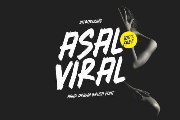 Asal Viral: The Dynamic Brush Font for Handmade Brands
