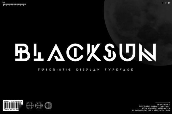 Blacksun: The Futuristic Display Font for Modern Editorial Design