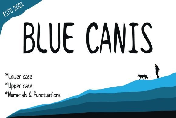 Blue Canis: A Bold Display Typeface for Modern Web Design