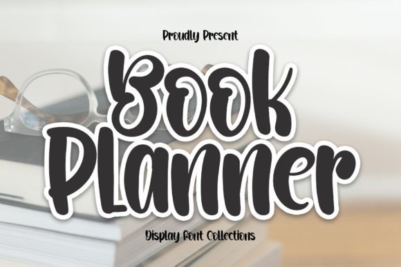 Book Planner: A Sweet Handwritten Display Font for Joyful Branding
