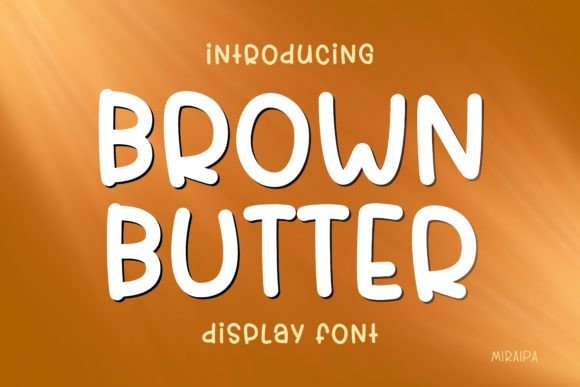 Brown Butter: The Perfect Display Font for Small Business Branding