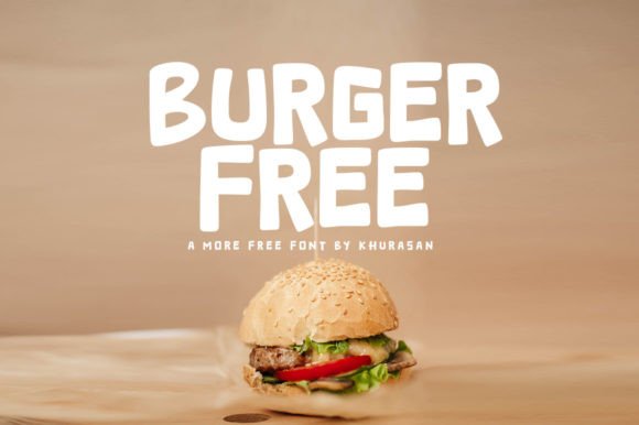 Burger Free: The Modern Handwritten Display Font for Branding