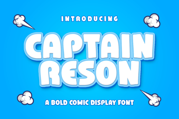 Captain Reson: The Bold Comic Typeface for Handmade Brands