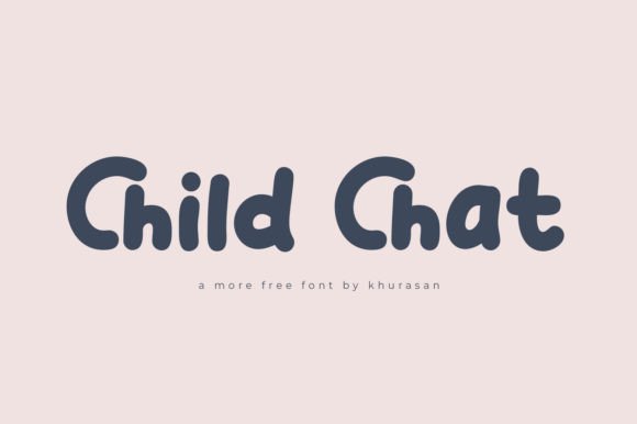 Child Chat: The Perfect Display Font for Handmade Crafts