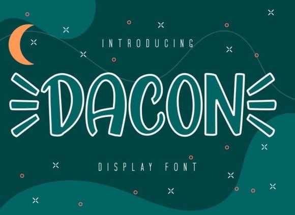 Dacon: The Bold Display Font for Modern Web Design