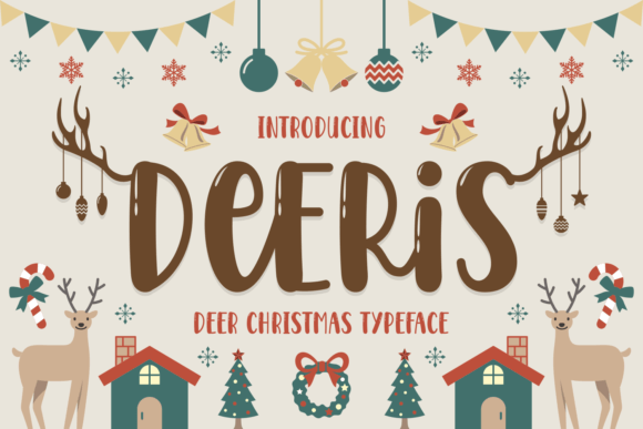 Deeris: The Ultimate Festive Display Font for Holiday Design