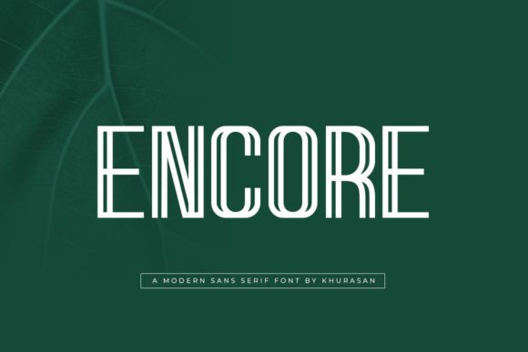 Encore Font Review for Modern Display Projects