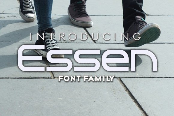 Essen: The Modern Sci-Fi Typeface for Digital Brand Identity