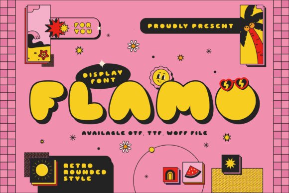 Flamo: The Bold Display Font for Standout Designs