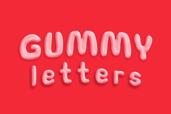 Gummy Letter: The Playful Display Font for Handmade Brands