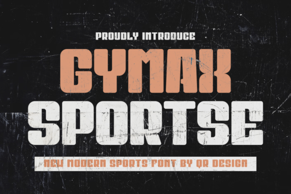 Gymax Sportse: The Bold Display Font for Creative Crafters