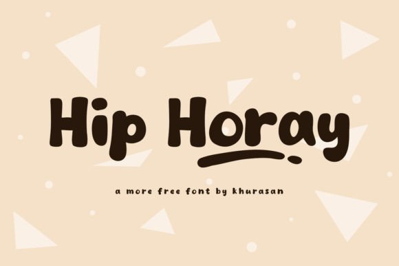 Hip Horay: A Bold Display Typeface for Modern Editorial Design