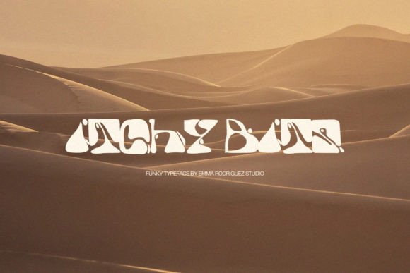 Itchy Bits: A 1950s Display Typeface for Bold Branding