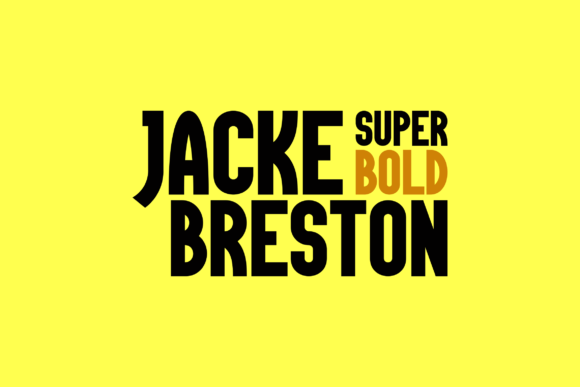 Jacke Breston: A Modern Display Font for Digital Branding