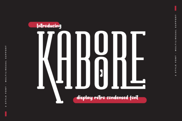 Kaboore: The Bold Retro Display Font for Modern Brands
