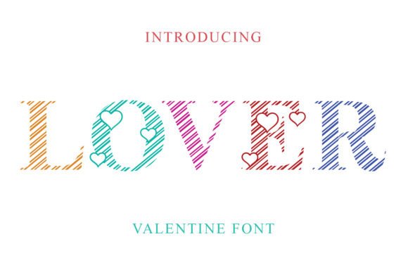 Lover Valentine: The Perfect Cute Display Font for Handmade Brands