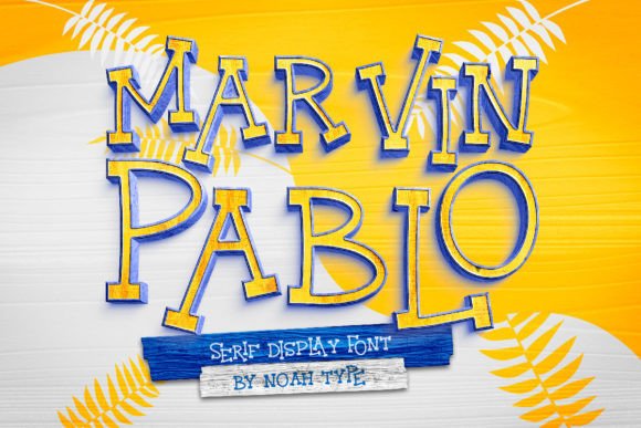 Marvin Pablo: A Fun Serif Display Font for Modern Web Design