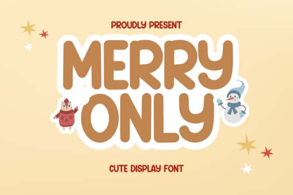 Merry Only: The Modern Display Font for Bold Designs