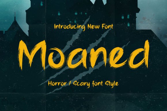 Moaned: A Dark Display Font for High-Impact Web Design
