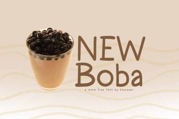 New Boba: The Modern Handwritten Display Font for Editorial Design