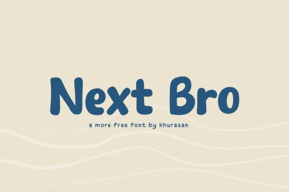 Next Bro: A Modern Bold Display Typeface for Editorial Design