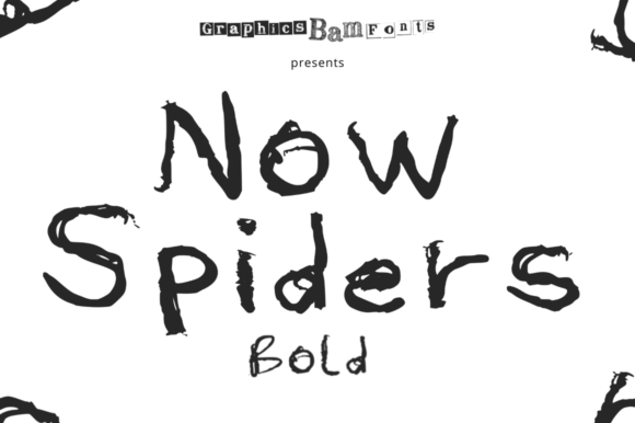Now Spiders Bold: A Modern Typeface for Memorable Branding