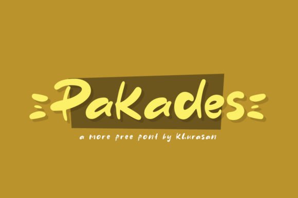 Pakades: The Modern Display Font for Scroll-Stopping Brand Content