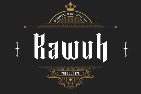 Rawuh: The Gothic Display Font for Standout Branding