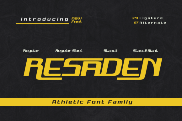 Resaden: The Bold Display Font for High-Impact Marketing