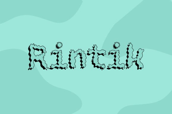 Rintik: The Quirky Handwritten Display Font for Small Business Branding