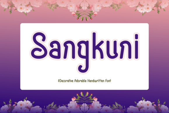 Sangkuni: A Playful Handwritten Freebie for Your Next Project