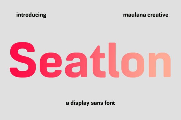 Seatlon: The Perfect Display Font for Your Brand Identity
