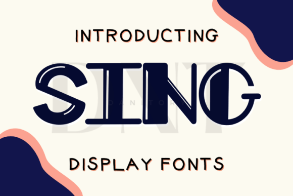 Sing: A Modern Display Font for Bold Editorial Design