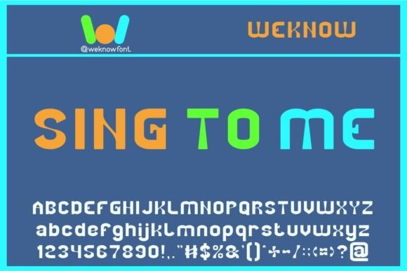 Sing to Me: The Modern Display Font for Handmade Creators