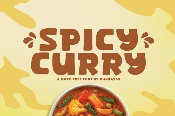 Spicy Curry: The Modern Handwritten Typeface for Bold Campaigns