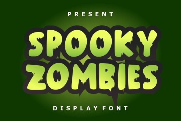Spooky Zombies: A Fun Display Font for Bold Branding Projects