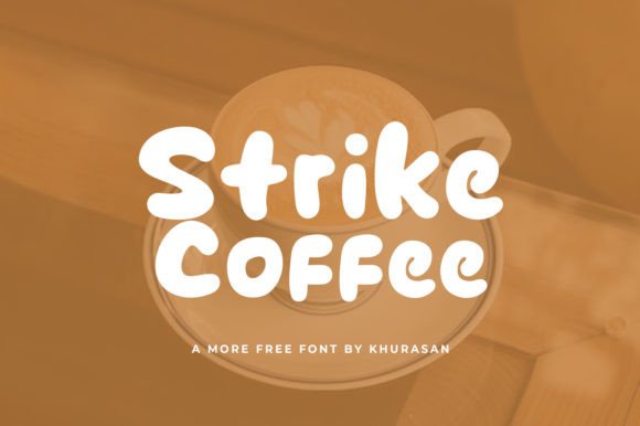 Strike Coffee: A Modern Display Font for Editorial Design
