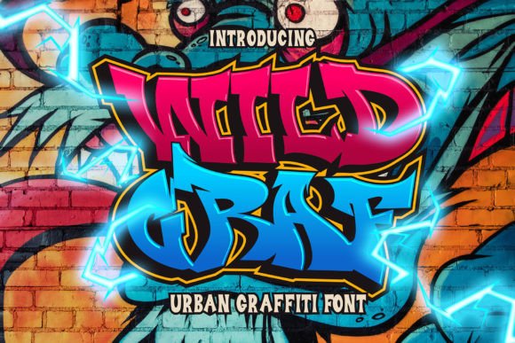 Wild Graf: The Urban Graffiti Display Font for Bold Crafts