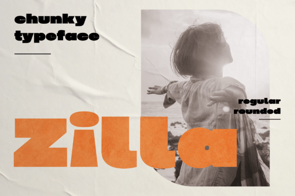 Zilla: A Bold Display Typeface for Modern Editorial Design