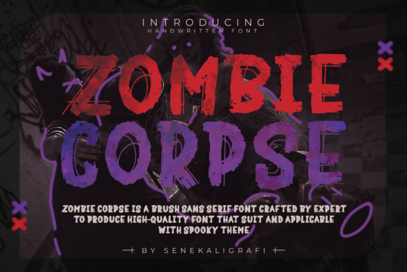 Zombie Corpse: The Ultimate Horror Display Font for Digital Brands